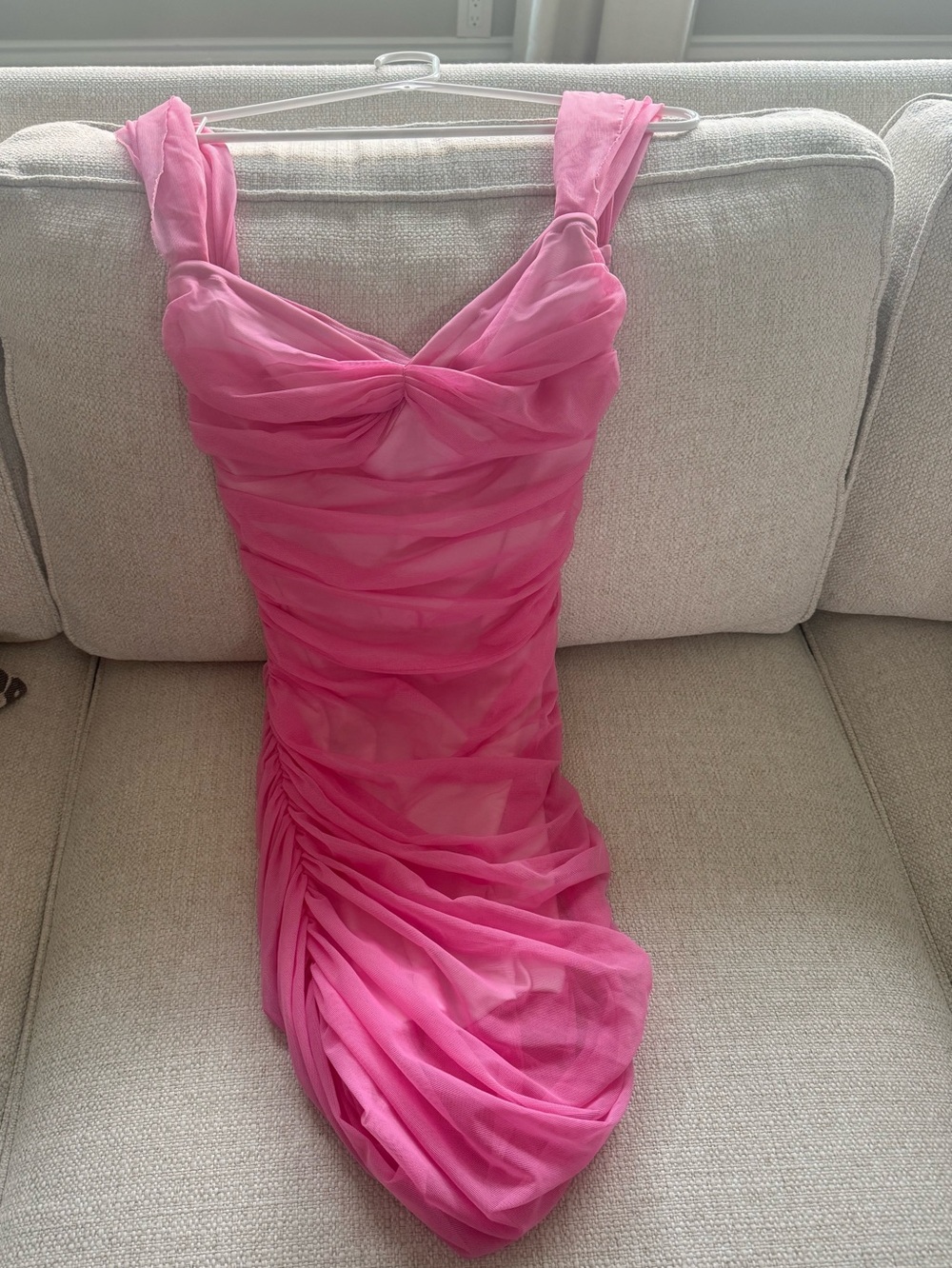 Walter Mini Dress in Candy Pink-Norma Kamala - Picture 2 of 3